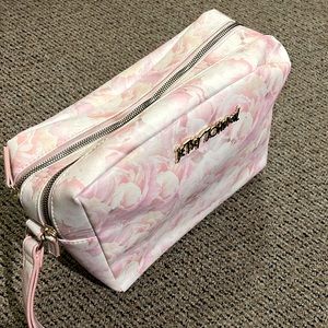 Betsey Johnson double zip makeup bag